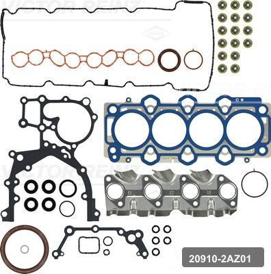 Blue 2011 ve Üzeri Hyundai i20 2015 ve Üzeri Elantra 16-18 1.6 Hyundai i30 1.6 Dizel Takım Conta 20910-2az01 İtaqi 20910-2AZ0