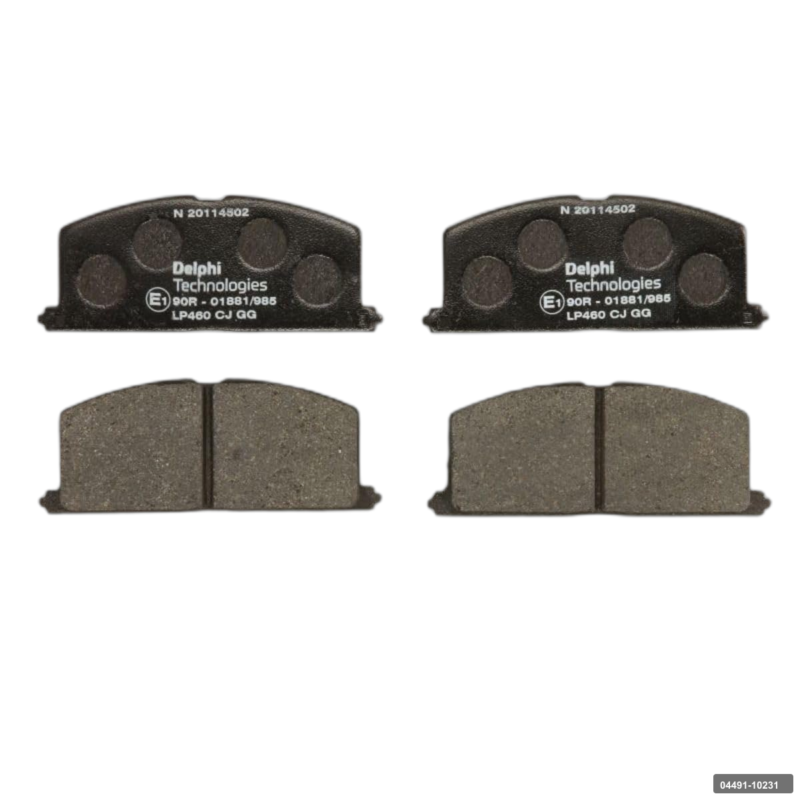 Corolla Karbüratörlü Ön Fren Balatası Del-lp460 Delphi 04491-10231