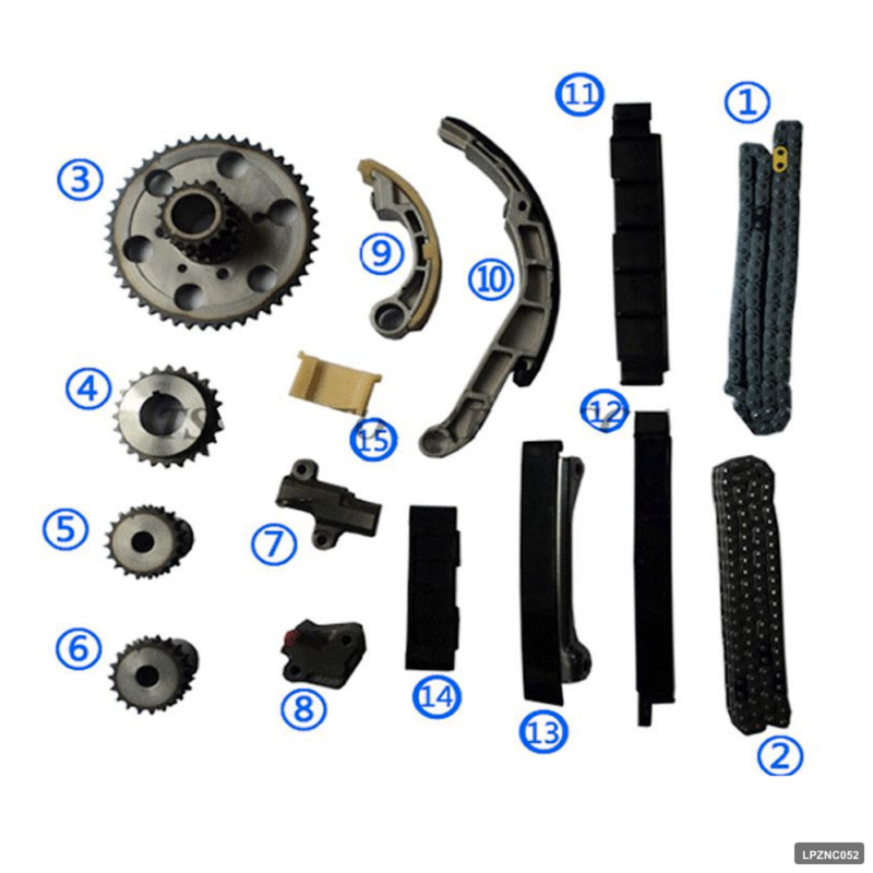 Navara 2005 ve Üzeri Yd25 Pathfınder Zıncır Seti Lpznc052 08.84.14a.124.24 Asahı LPZNC052