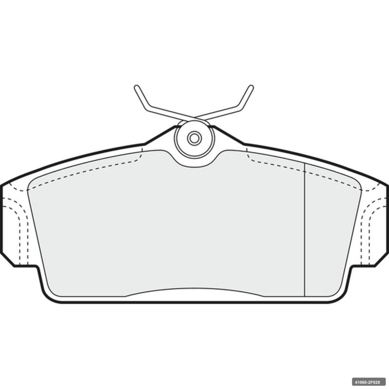 Primera 96-01 Almera 02-06 Ön Fren Balata Altı Duz Tip Mtx-93508a Metrıx 41060-2F028