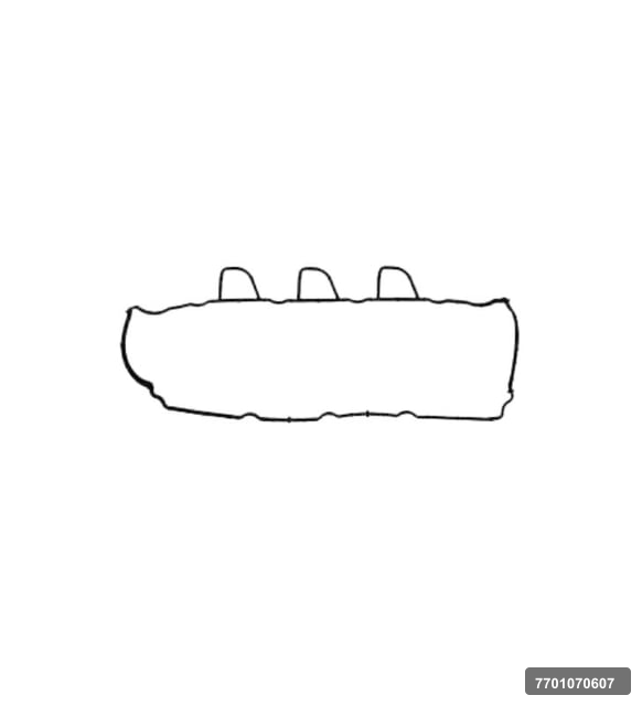 Qashqai 2010 ve Üzeri 1.5 Dcı Ust Kapak Lastık Conta Roy-h2b455045 7701070607 Royal