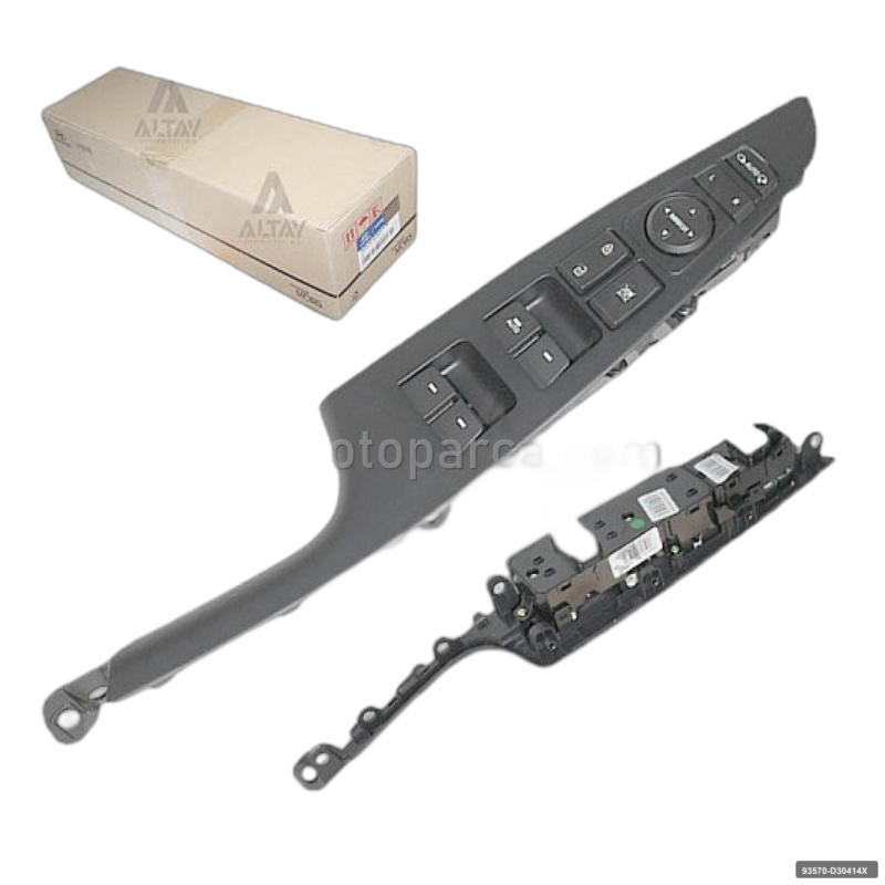 Tucson 2015 ve Üzeri Ön Sol Cam Acma Dugme Dortlu 4'lu (Elıt Paket) 93570-d30414x Kore 93570-D30414X