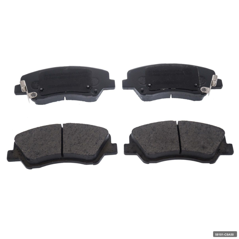 Blue 2012 ve Üzeri Hyundai i20 Kia Rio Ön Fren Balatası Segmanlı (Kalın Kulak 15mm) Metrıx 58101-C8A50