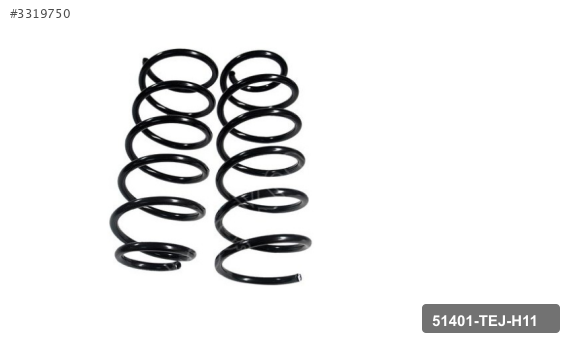 Honda Civic 16-20 Ön Sağ Helezon Yayı Hanna 51401-TEJ-H11