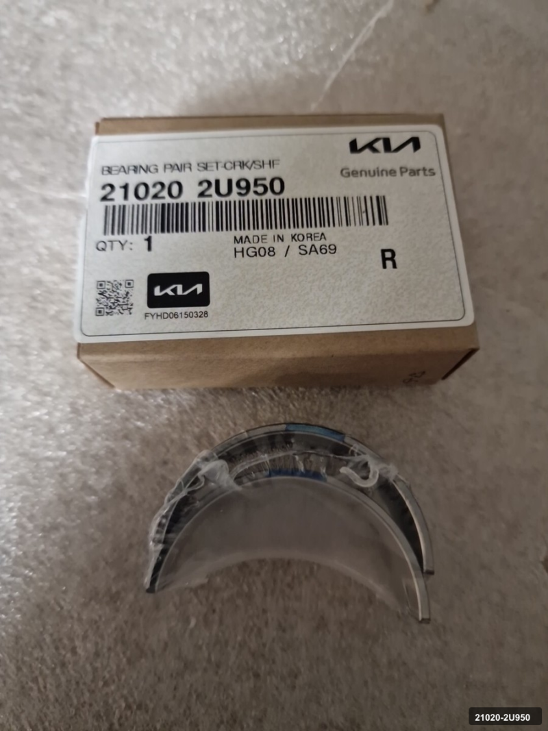 Kona 2019 ve Üzeri Tucson Hyundai i30 Ceed X-ceed Sportage 1.6 Crdi D4fe (Adet) Ana Yatak Standart 2.3.4 Gozler 21020-2u950 2