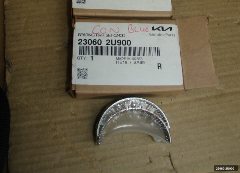 Kona 2019 ve Üzeri Tucson Hyundai i30 Ceed X-ceed Sportage 1.6 Crdi D4fe (Adet) Kol Yatak Standart 23060-2u900 23060-2u910 23