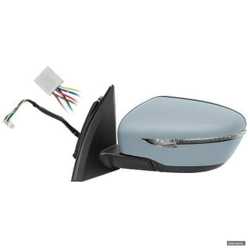 Qashqai 2014 ve Üzeri Sol Ayna Elektrikli Isıtmalı Astarlı Sınyallı 7 Fıslı 9039672 Alkar 96302-4EH1A