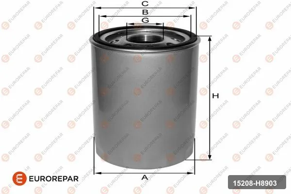 Sunny Primera Terrano Yağ Filtresi 1682281880 Eurorepar 15208-H8903