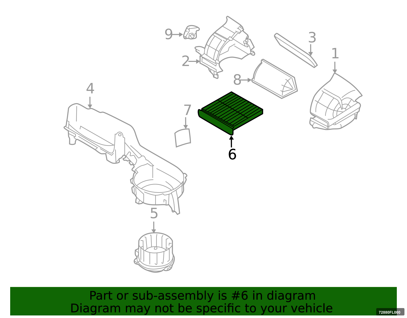 Xv 2011 ve Üzeri Polen Filtresi Jp-faa-su1 72880fl000 Japanparts 3 Xv 2011 ve Üzeri Polen Filtresi Jp-faa-su1 72880fl000 Japanparts 72880FL000