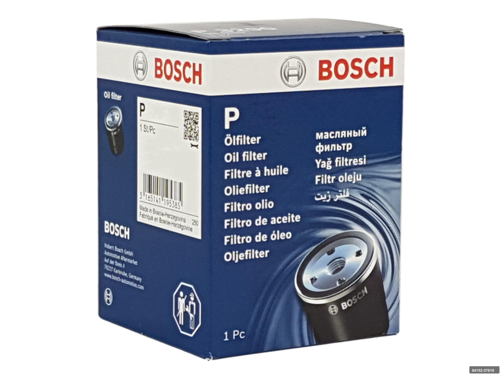 Corolla 2010 ve Üzeri Toyota Auris Benzinli Yağ Filtresi 026407397 Bosch 2 Corolla 2010 ve Üzeri Toyota Auris Benzinli Yağ Filtresi 026407397 Bosch 04152-37010