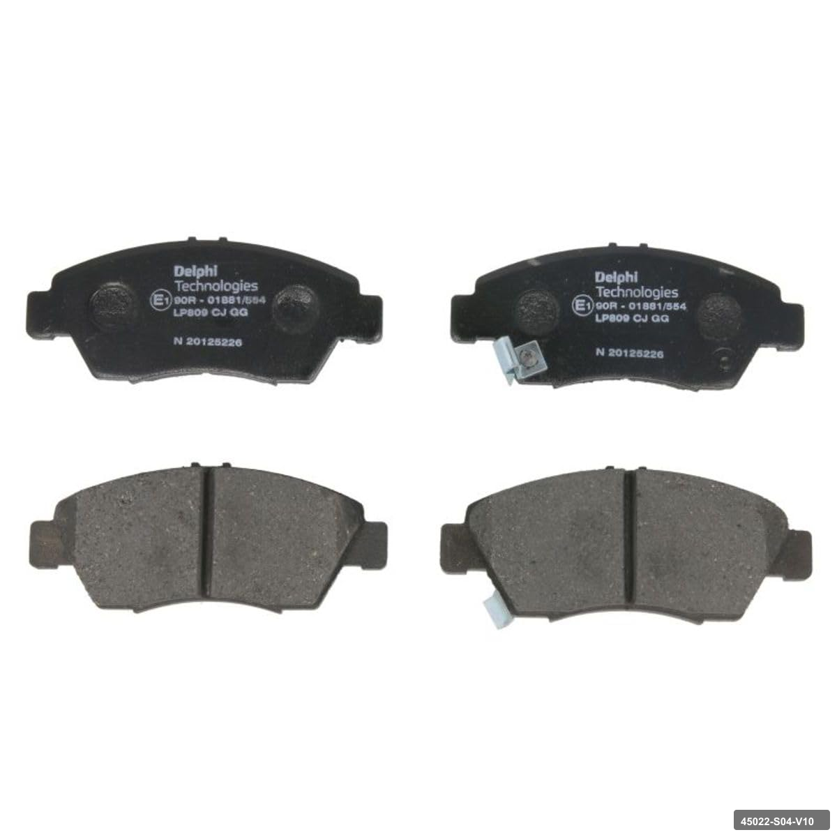 Honda Civic 92-00 1.6 Crx 1991 ve Üzeri Crz 2010 ve Üzeri Ön Fren Balatası Del-lp809 Delphi 2 Honda Civic 92-00 1.6 Crx 1991 ve Üzeri Crz 2010 ve Üzeri Ön Fren Balatası Del-lp809 Delphi 45022-S04-V10