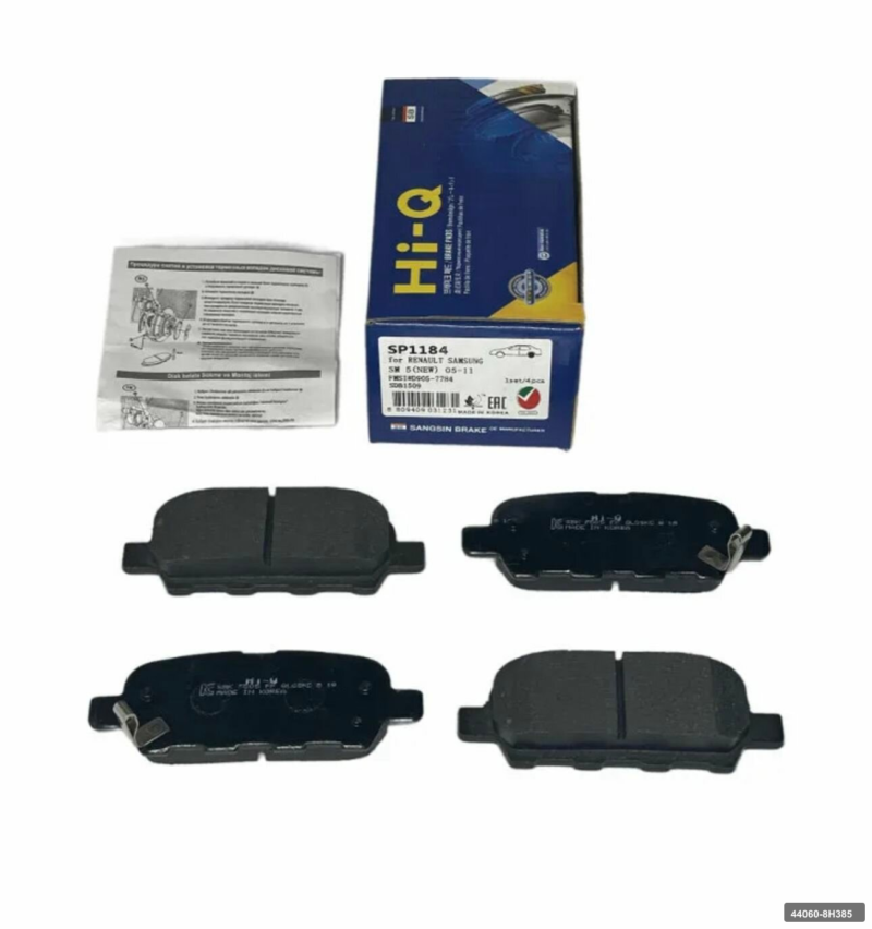 Xtrail Qashqai Suzuki Vitara Nissan Juke Arka Fren Balatası Sp1184 Sangsin HI-Q 44060-8H385