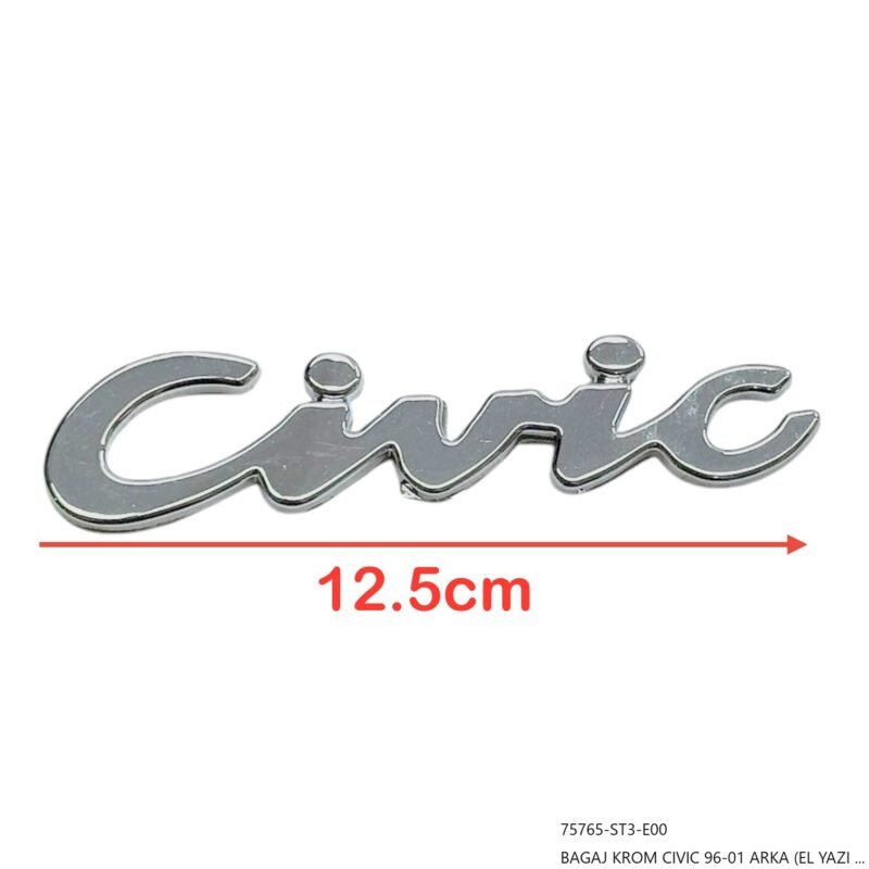 BAGAJ KROM CIVIC 96-01 ARKA (EL YAZI TİP/CIVIC YAZISI)